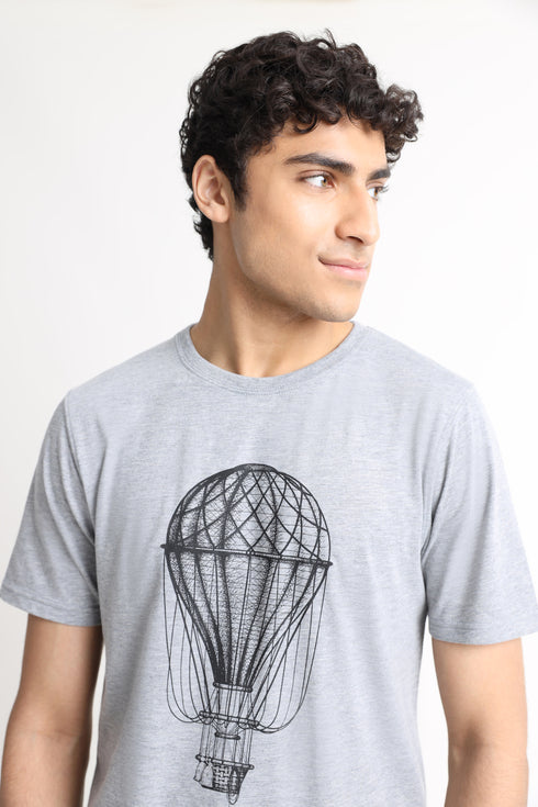 Hot Air Balloon Graphic T-Shirt